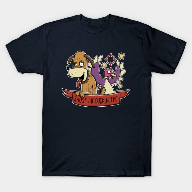 Shoot The Duck! T-Shirt by mattsinor